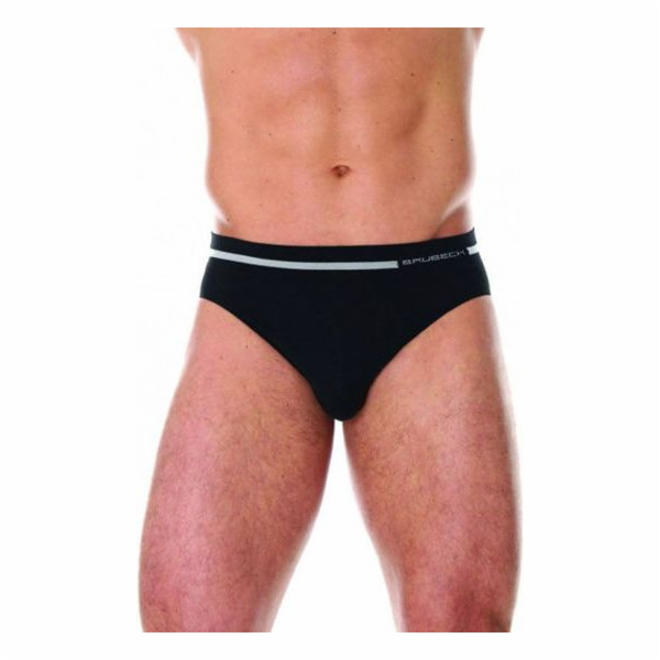 Brubeck Pánské slipy COMFORT WOOL BE10050 černé vel. S