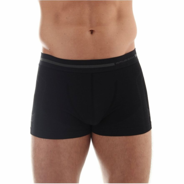 Brubeck Comfort Wool pánské boxerky, černé, velikost S (B...