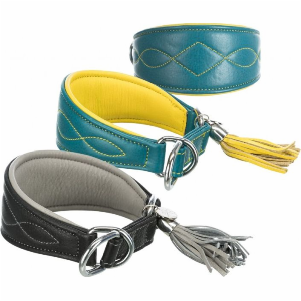 Obojek Trixie Active Comfort, greyhound, černo/šedá, XS: ...