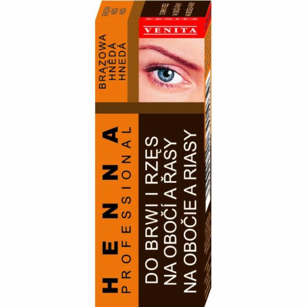 Venita Henna na obočí a řasy 13g Hnědá