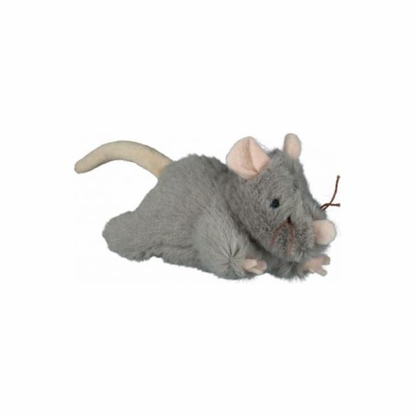 Trixie PLYŠOVÁ MYŠKA SE ZVUKEM, 15 cm