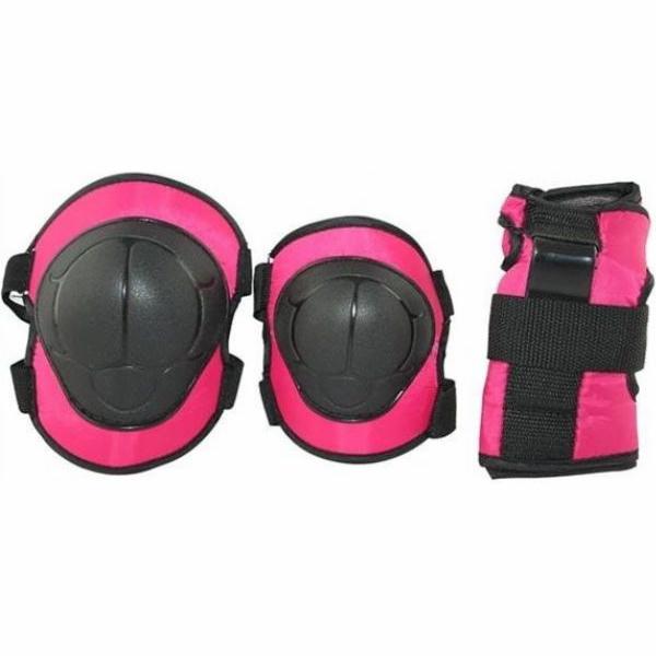 Tmavě růžová sada chráničů NILS Extreme H110 velikost XS ...
