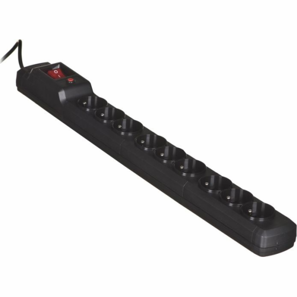 Přepěťová přepěťová lišta Activejet Combo, 9 zásuvek, 1,5...
