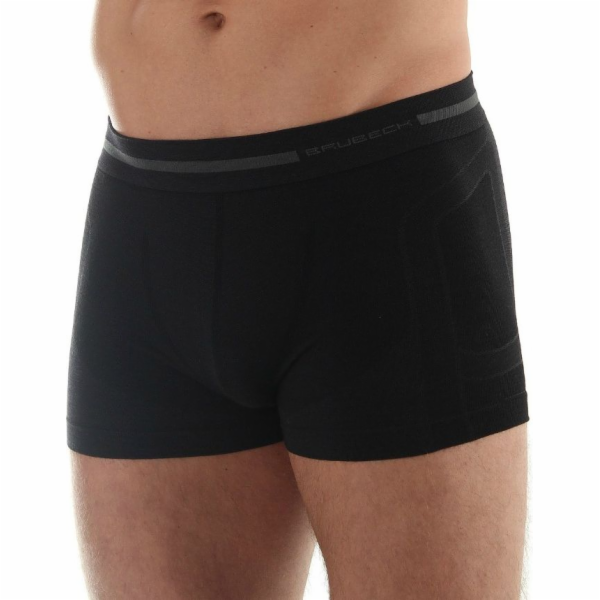 Pánské boxerky Brubeck Comfort Wool Merino, černé, veliko...