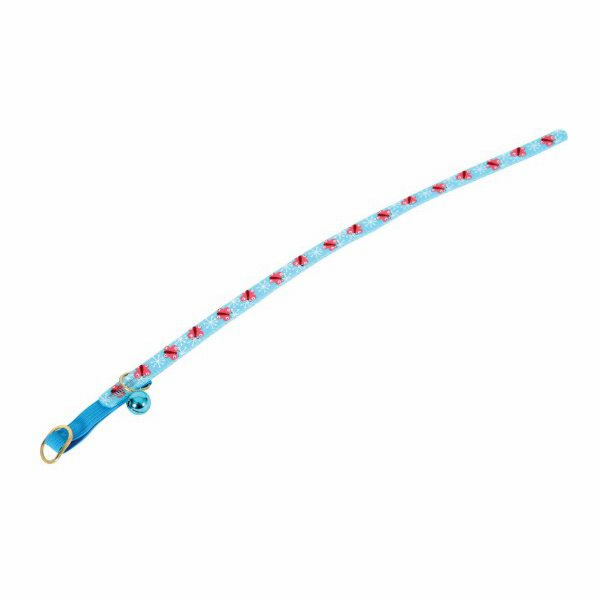 Zolux Nylonový obojek pro kočky Butterfly blue