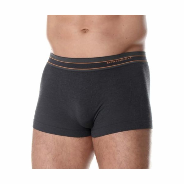 Brubeck BX10870 Pánské boxerky ACTIVE WOOL graphite M