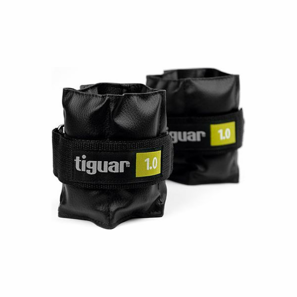 Závaží na suchý zip Tiguar černé 2x1kg (TI-OB00010)
