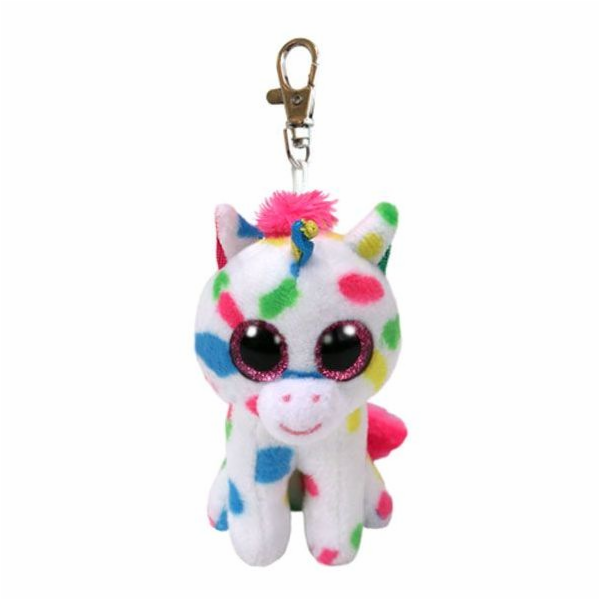 Klíčenka TY Beanie Boos Harmonie - Barevná klíčenka Unicorn