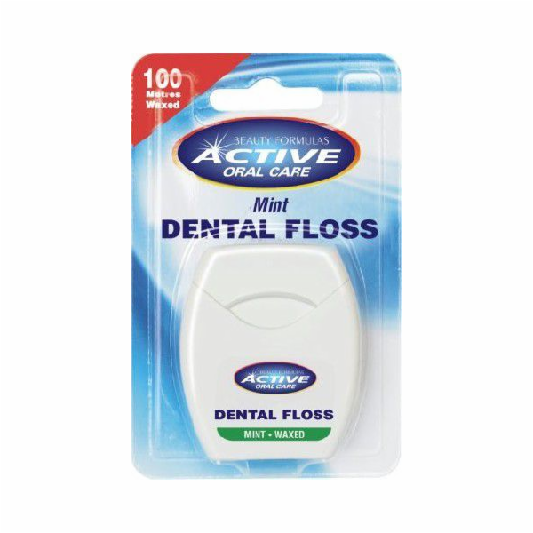 Voskovaná zubní nit Active Oral Care Mint