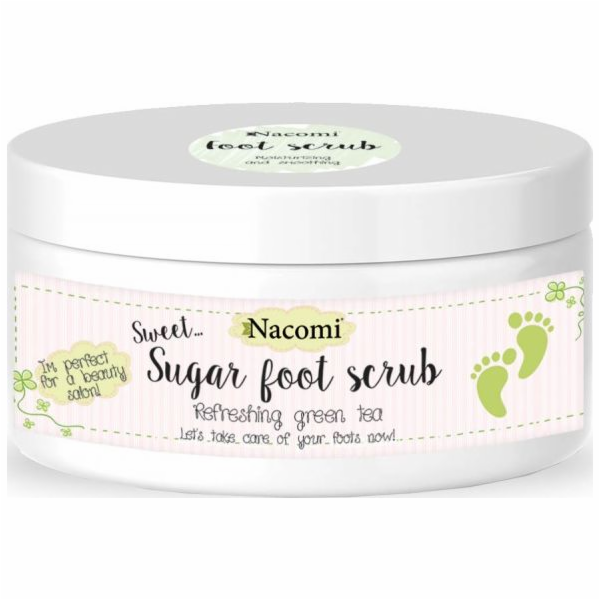 Nacomi Sugar peeling na nohy, zjemňující a hydratační 100 ml