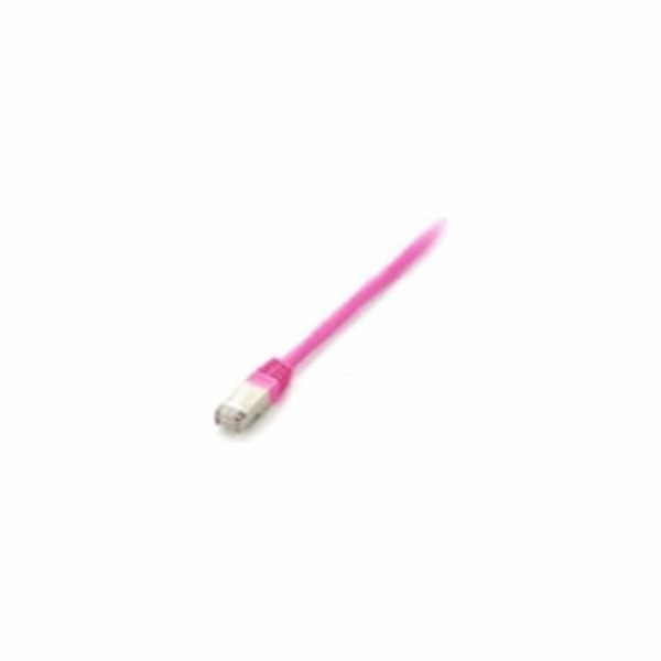 Equip Patchcord, Cat.6, S/FTP růžový, 3m (605582)