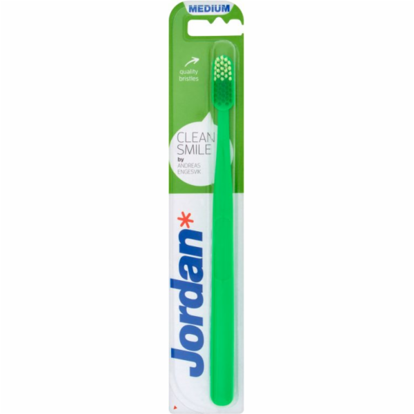 Střední zubní kartáček Jordan Clean Smile