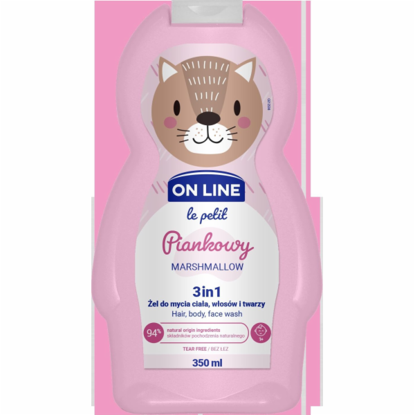 On Line Le Petit 3v1 prací gel pro děti Pěna
