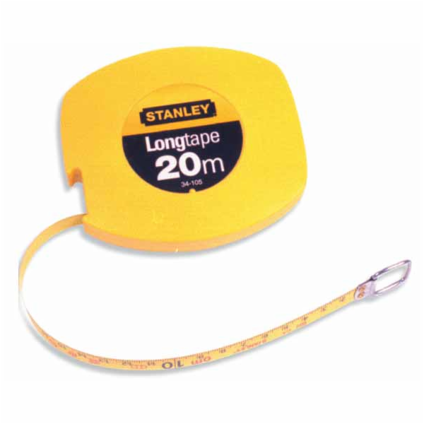 Stanley Measure, ocel, uzavřené pouzdro, 20 m, 9,5 mm, 34...