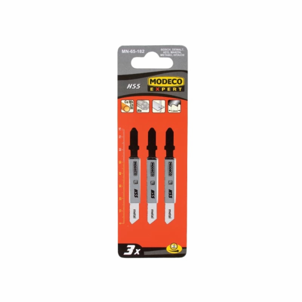 Listy do skládačky Modeco typu T 76x2mm, zakřivené řezání...
