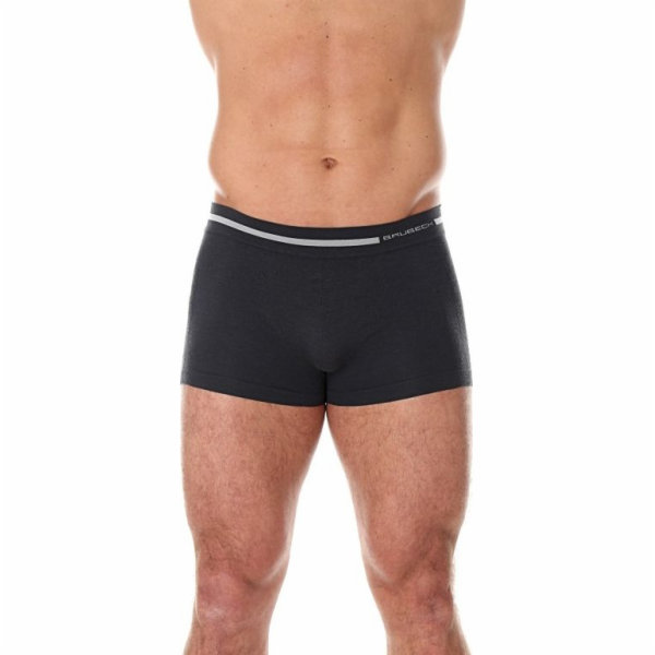 Brubeck BX10430 Pánské boxerky COMFORT WOOL graphite XL