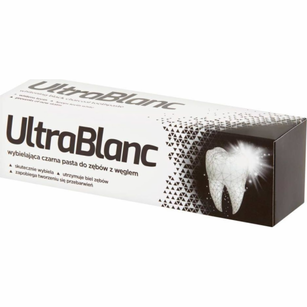 Aflofarm Whitening černá zubní pasta s aktivním uhlím 75ml