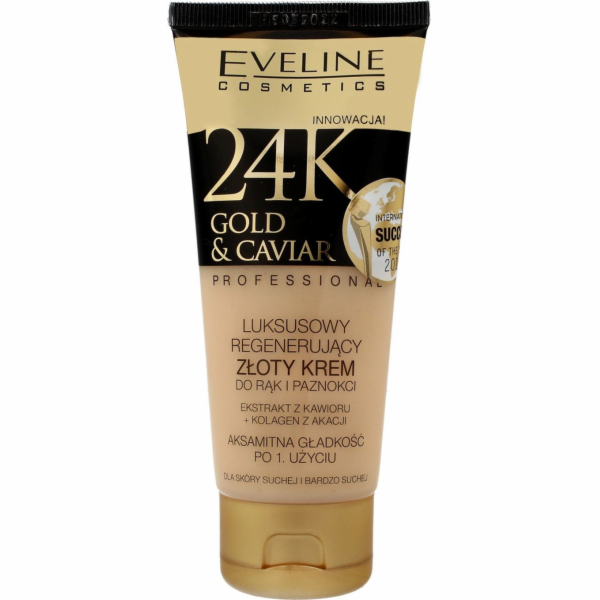 Eveline EVELINE*HANDS krém 100ml 24K zlatý kaviár