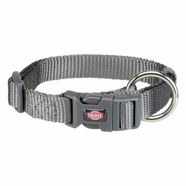Obojek Trixie Premium, grafit, velikosti XXS–XS 15–25 cm/...