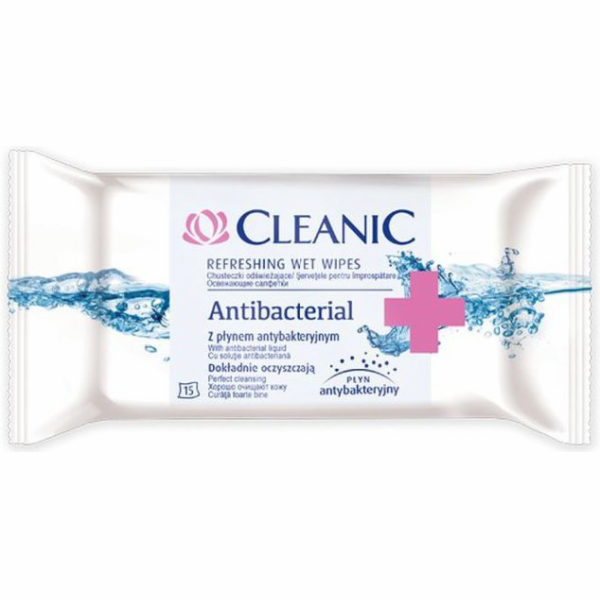 Cleanic Antibakteriální osvěžující ubrousky 1 balení po 1...