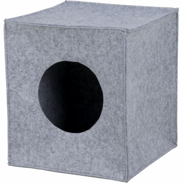 Uzavřená postel Trixie Anton, šedá 33x33x37 cm