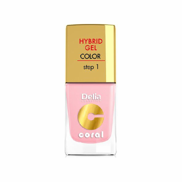 Delia Cosmetics Coral Hybrid Gel Nail email č. 04 pastelo...