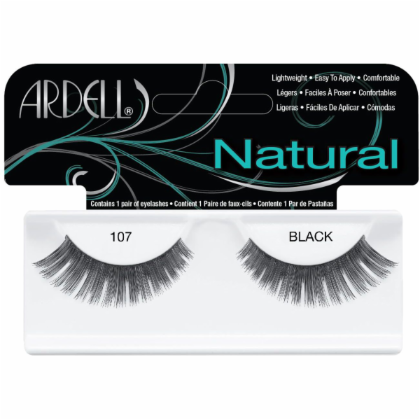 Ardell Natural 107 1 pár umělých řas černý