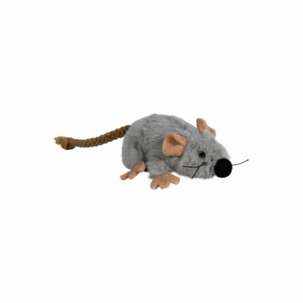 Trixie PLYŠOVÁ MYŠKA S CATNIP 7cm
