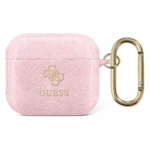 Guess Guess GUA3UCG4GP kryt AirPods 3 růžový/růžový Glitt...