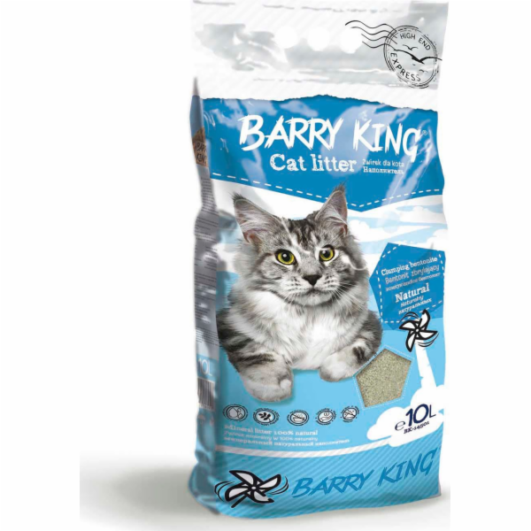Barry King Natural bentonitové stelivo pro kočky 10L