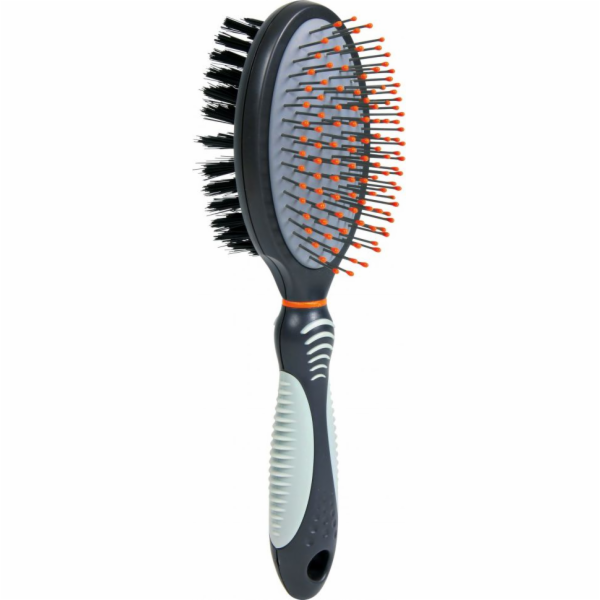 Trixie Grooming kartáč, plastový, oboustranný, velký 6×23 cm