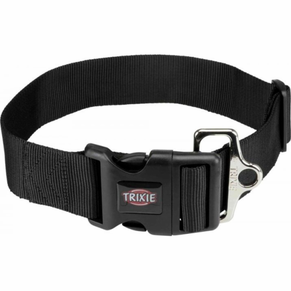 Obojek Trixie Premium XXL, L–XXL: 55–80 cm/50 mm, černý