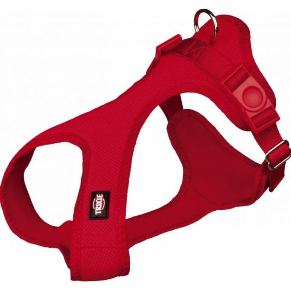 Trixie Soft postroj - červený 30–45 cm