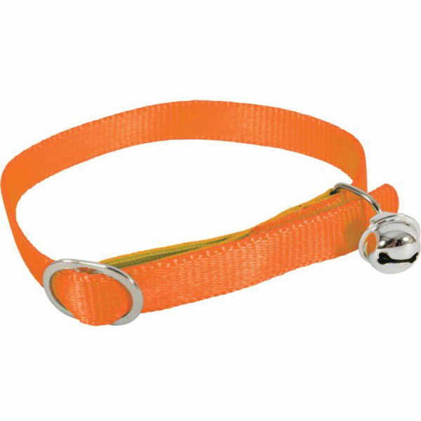 Nylonový obojek pro kočky Zolux Orange