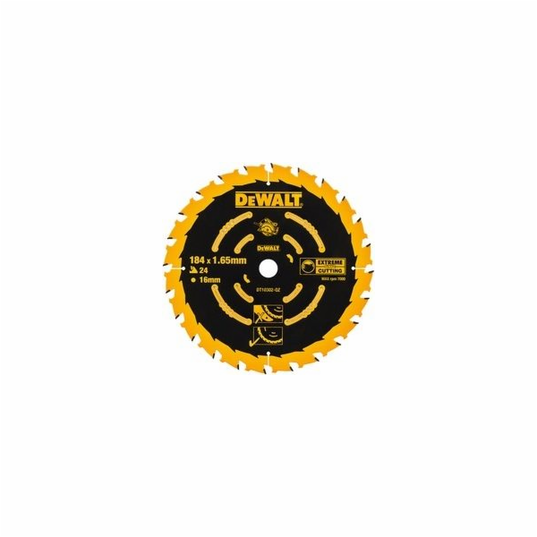 Pilový kotouč Dewalt EXTREME pro šňůrové pily 184mm 24 zu...