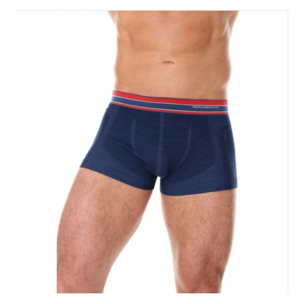 Brubeck Active Wool pánské boxerky, tmavě modrá, XXL (BX1...