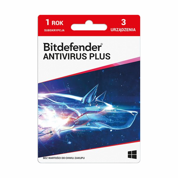 Bitdefender 3 zařízení 12 měsíců (PLBITDBS01)