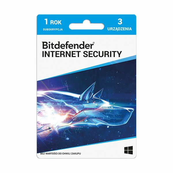 Bitdefender 3 zařízení 12 měsíců (PLBITDBS02)