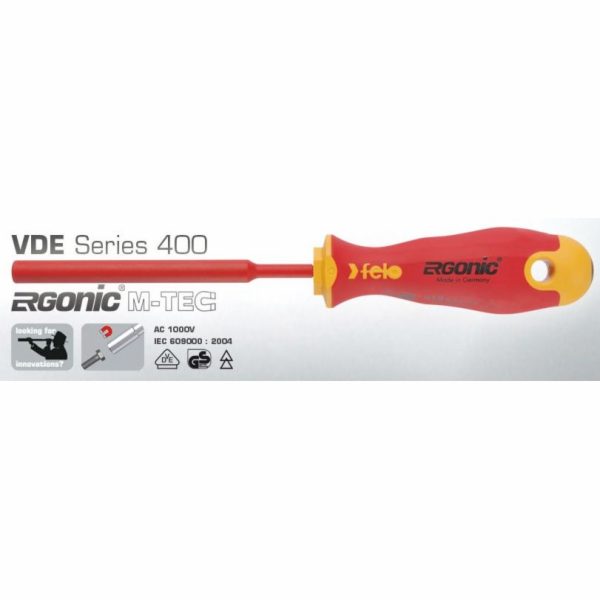 Felo Šestihranný šroubovák M10 Ergonic 400 VDE M-Tec izol...