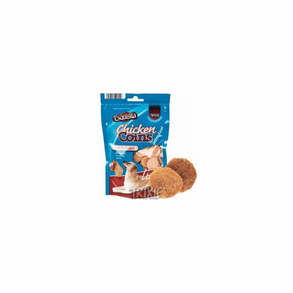 Trixie SLAVES S DRŮBEŽÍM MASEM KUŘECÍ MINCE 100g
