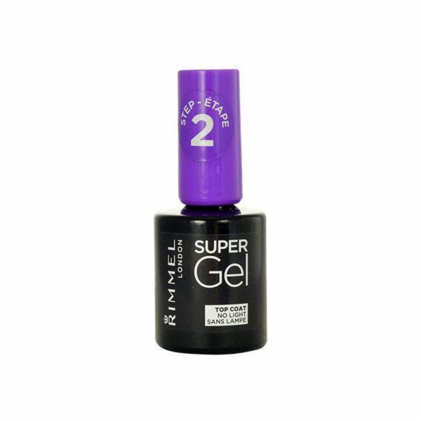 Rimmel Super Gel Top Coat lak fixující efekt gelové manik...