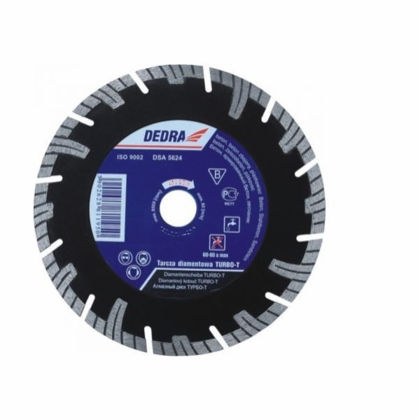 Dedra Turbo-T diamantový kotouč pro řezání železobetonu 1...