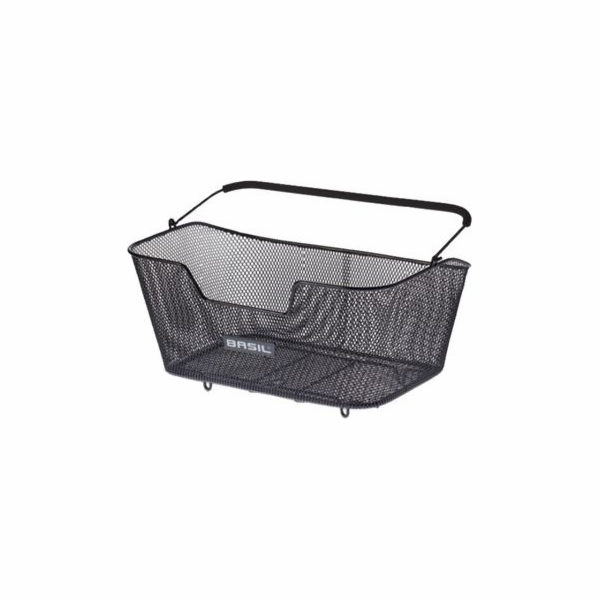 BASIL BASE L zadní nosičový koš, ocelově černý (BAS-11223)