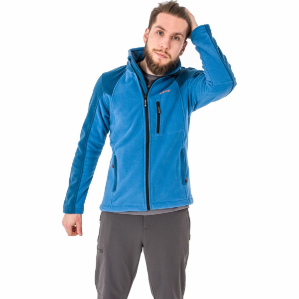 HI-TEC Pánský fleece Monar Vallaranta Blue/Dark Blue/Sun-...