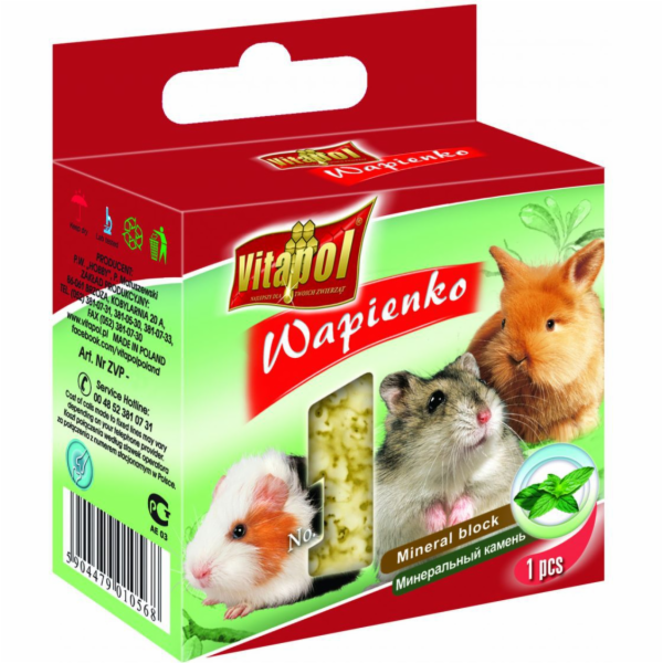 Vitapol VÁPENNÁ KOSTKA PRO HLODAVCE S MÁTOU