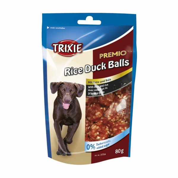 Trixie Dog Treats Kuličky s kachnou a rýží Premio 80g