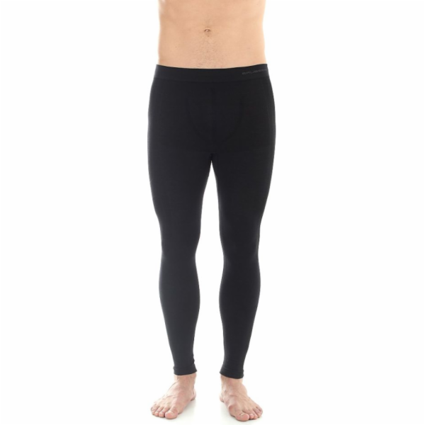 Brubeck Pánské legíny COMFORT WOOL černé, velikost XL (LE...