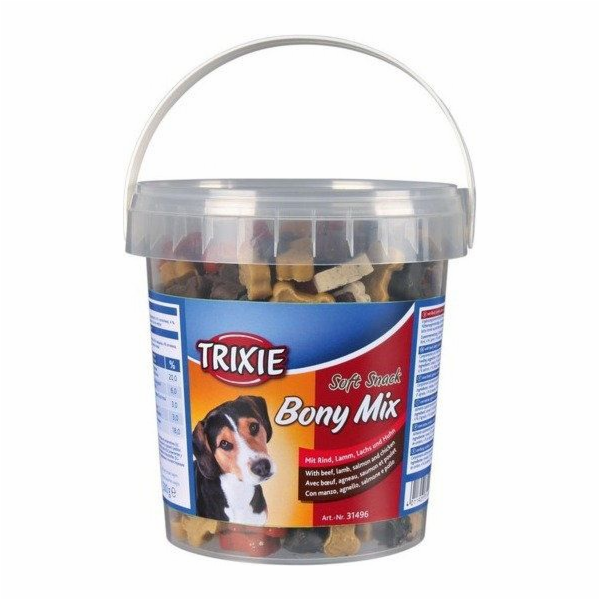 Trixie Měkké svačiny pro psy Kostky Mix 500g