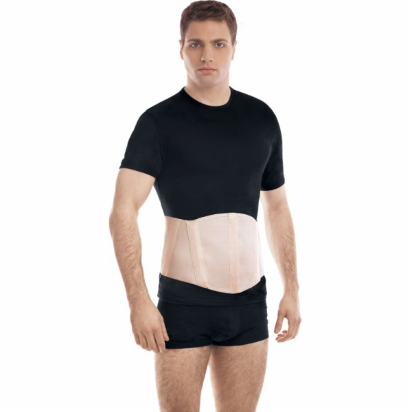 TOROS-GROUP Pupeční kýlní pás 353 béžový, velikost 1