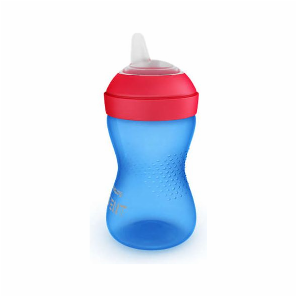 Avent Sippy šálek s měkkou hubičkou modrá 300 ml (SCF802/01)